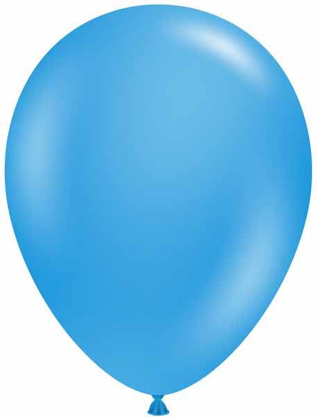 TUFTEX 17-Inch Standard Blue Latex Balloons, 50 Count