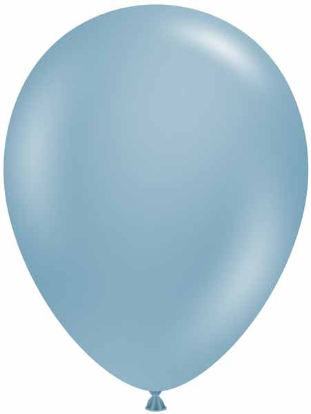 TUFTEX 11-Inch Blue Slate Latex Balloons, 100 Count