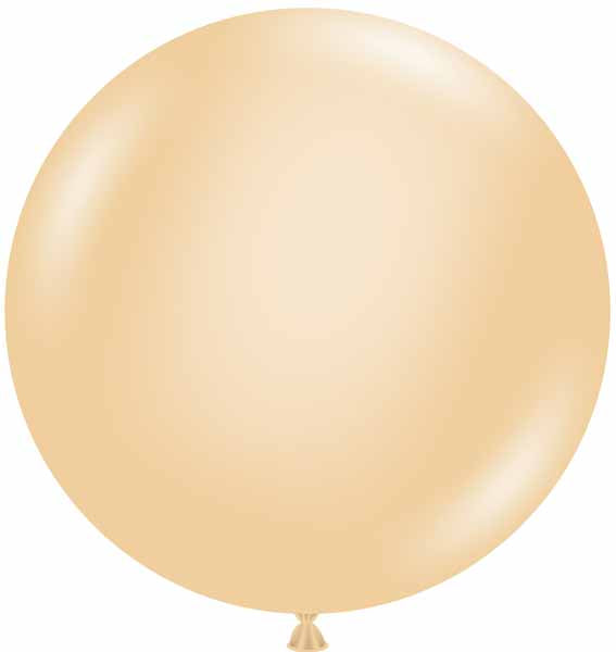 TUFTEX 24-Inch Blush Latex Balloons, 25 Count