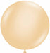TUFTEX 24-Inch Blush Latex Balloons, 25 Count