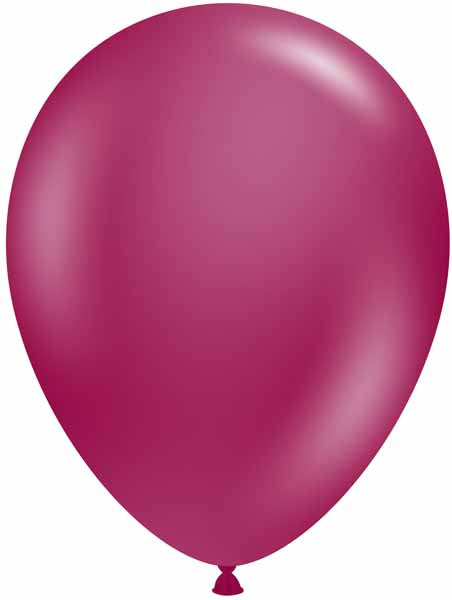 TUFTEX 17-Inch Burgundy Latex Balloons, 50 Count