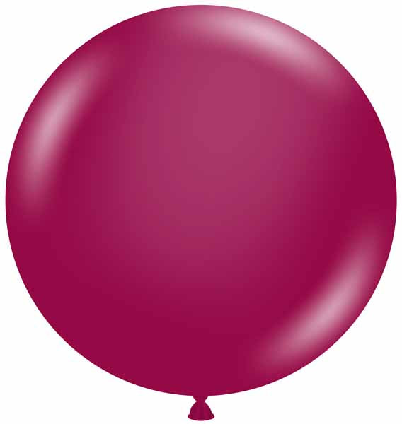 TUFTEX 36-Inch Burgundy Latex Balloons, 2-Pack