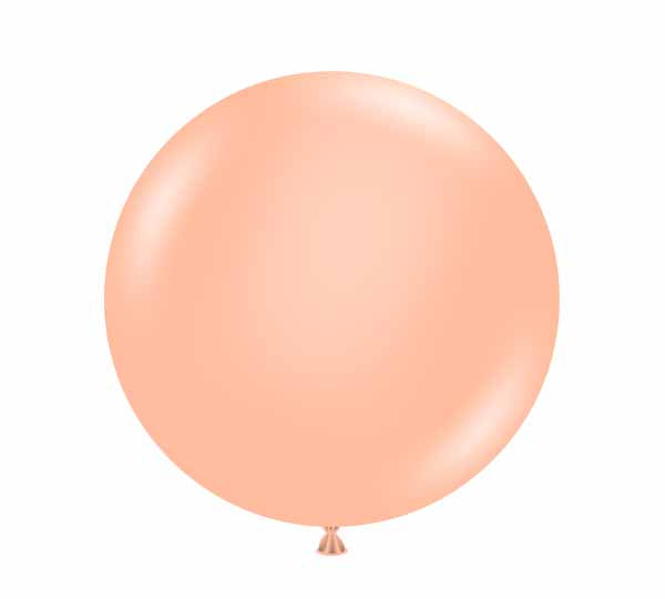 TUFTEX Cheeky Pastel Orange 24-Inch Latex Balloons, 25 Count