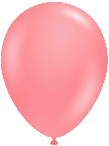 TUFTEX 5-Inch Coral Latex Balloons, 50 Count