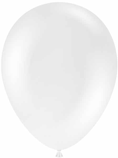 TUFTEX 11-Inch Crystal Clear Latex Balloons, 100 Count