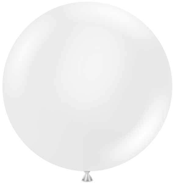 Tuftex 36-Inch Crystal Clear Latex Balloons, 2 Pack
