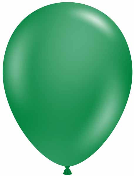 TUFTEX 17-Inch Crystal Emerald Green Latex Balloons, 50 Count