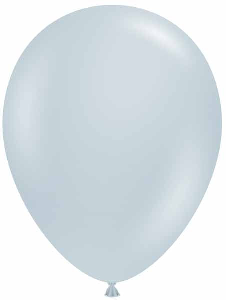 TUFTEX 11-Inch Fog Gray Latex Balloons, 12 Pack