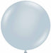 TUFTEX 24-Inch Fog Gray Latex Balloons, 25 Count