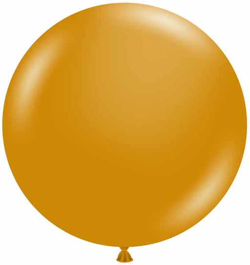 TUFTEX 24-Inch Metallic Gold Latex Balloons, 25 Count