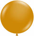 TUFTEX 24-Inch Metallic Gold Latex Balloons, 25 Count