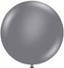 TUFTEX 36-Inch Gray Smoke Latex Balloons, 2-Pack
