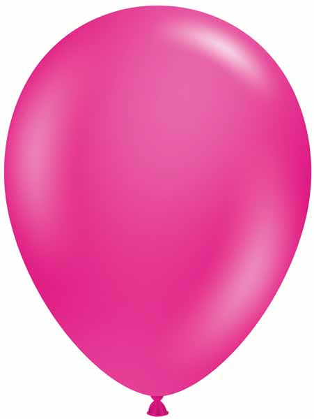 TUFTEX 11-Inch Hot Pink Latex Balloons, 12-Pack
