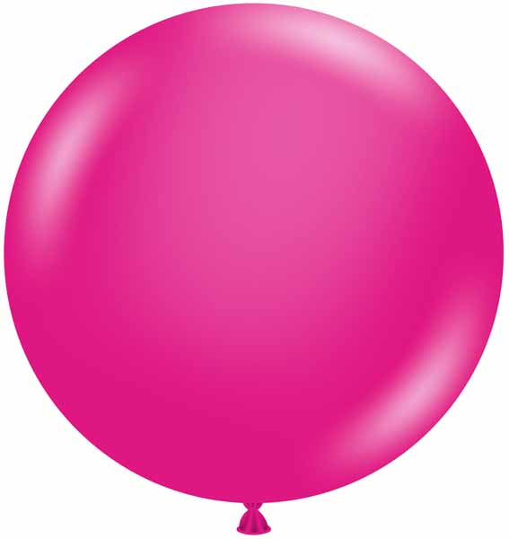 TUFTEX 24-Inch Hot Pink Latex Balloons, 25 Count