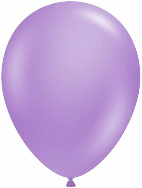 TUFTEX 17-Inch Lavender Latex Balloons, 50 Count