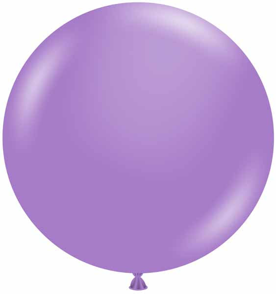 TUFTEX 24-Inch Lavender Latex Balloons, 25 Count