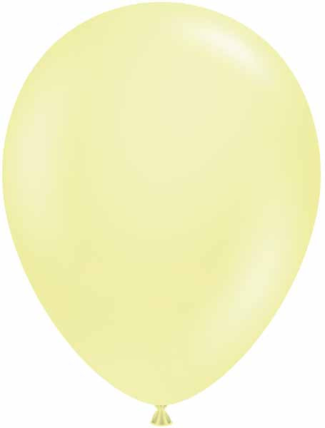 TUFTEX 11-Inch Lemonade Yellow Latex Balloons, 100 Count