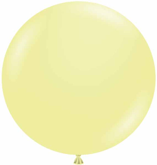 TUFTEX 24-Inch Lemonade Yellow Latex Balloons, 25 Count