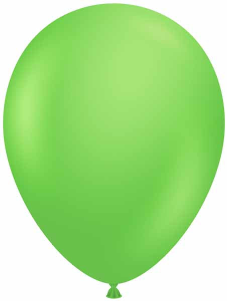 TUFTEX 11" Lime Green Latex Balloons, 100 Count