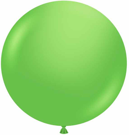 TUFTEX 24-Inch Lime Green Latex Balloons, 25 Count