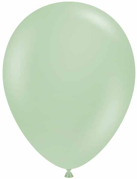TUFTEX 11-Inch Pearl Meadow Green Latex Balloons, 100 Count