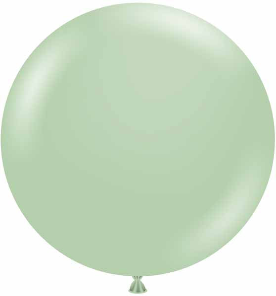 TUFTEX 24-Inch Pearl Meadow Green Latex Balloons, 25 Count