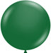 TUFTEX 24-Inch Metallic Forest Green Latex Balloons, 25 Count