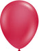 TUFTEX 5-Inch Metallic Starfire Red Latex Balloons, 50 Count