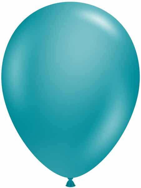 TUFTEX 5 Inch Metallic Teal Latex Balloons, 50 Count