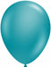TUFTEX 11" Metallic Teal Latex Balloons, 100 Count