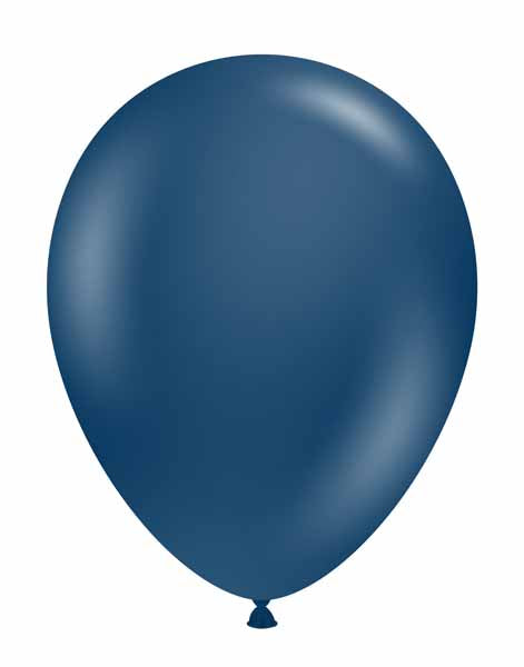 TUFTEX Naval Navy Blue 17-Inch Latex Balloons, 50 Count