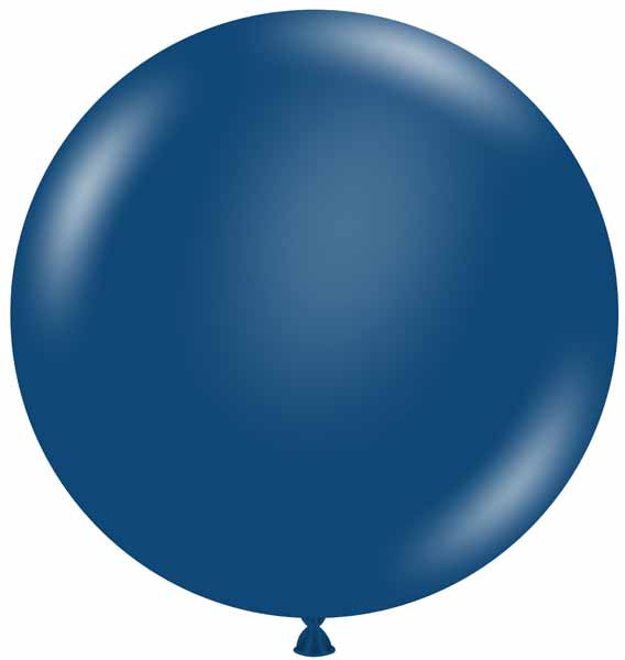 TUFTEX 24-Inch Navy Blue Latex Balloons, 25 Count