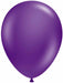 TUFTEX 17-Inch Crystal Purple Latex Balloons, 50 Count