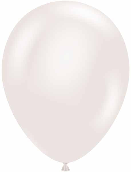 TUFTEX 5-Inch Pearl White Sugar Latex Balloons, 50 Count