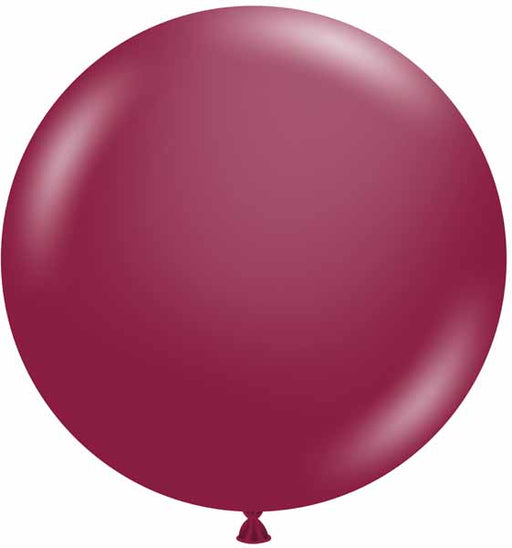 TUFTEX 24-Inch Sangria Latex Balloons, 25 Count