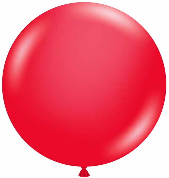 TUFTEX 36-Inch Standard Red Latex Balloons, 2-Pack