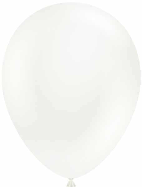TUFTEX 17-Inch Standard White Latex Balloons, 50 Count