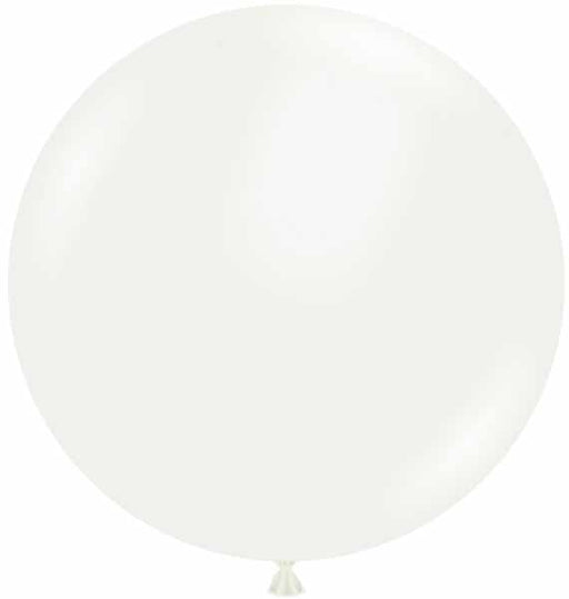 TUFTEX 24-Inch Standard White Latex Balloons, 25 Count