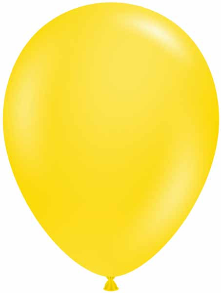TUFTEX 11-Inch Standard Yellow Latex Balloons, 100 Pack