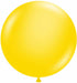 TUFTEX 24-Inch Standard Yellow Latex Balloons, 25 Count