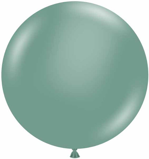 TUFTEX 24 Inch Willow Green Latex Balloons, 25 Count