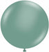 TUFTEX 24 Inch Willow Green Latex Balloons, 25 Count