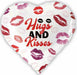 Hugs & Kisses Heart Balloon, 18 Inch