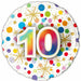 Number 10 Foil Balloon, 18 Inch