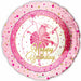Happy Birthday Ballerina 18-Inch Round Foil Balloon