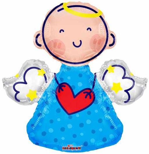 Blue Angel 36 Inch Shaped Foil Balloon