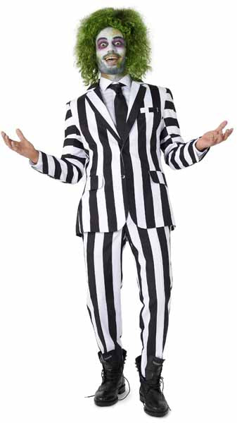 Suitmeister Men's Beetlejuice Costume Suit, XX-Large