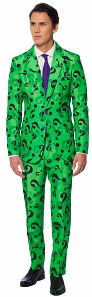 Suitmeister The Riddler Men's Costume Suit, Large