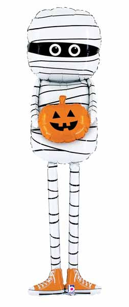 Mummy Special Delivery 65-Inch Halloween Foil Balloon