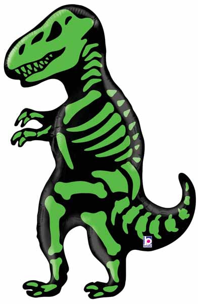 T-Rex Shaped Foil Balloon, 41 Inch